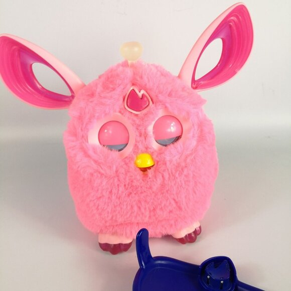 Hasbro Furby Connect Friend Toy  Bluetooth Coral Pink with Mask Tested Working - Picture 12 of 12